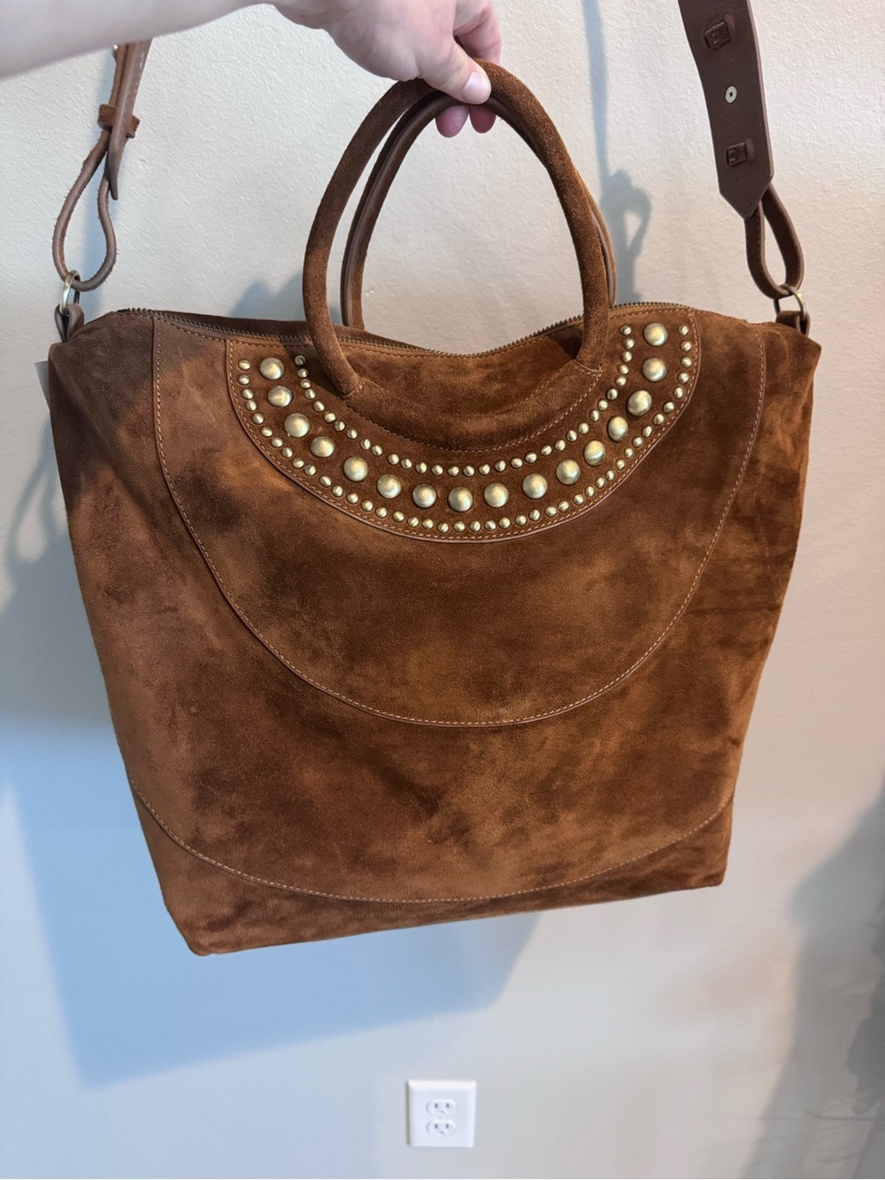 Hobo Suede Maggie Satchel NWT - Picture 3 of 10